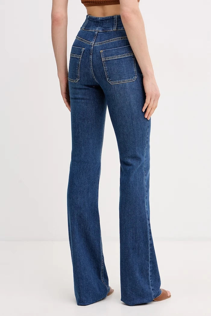 Elisabetta Franchi Kadın Flare Jean