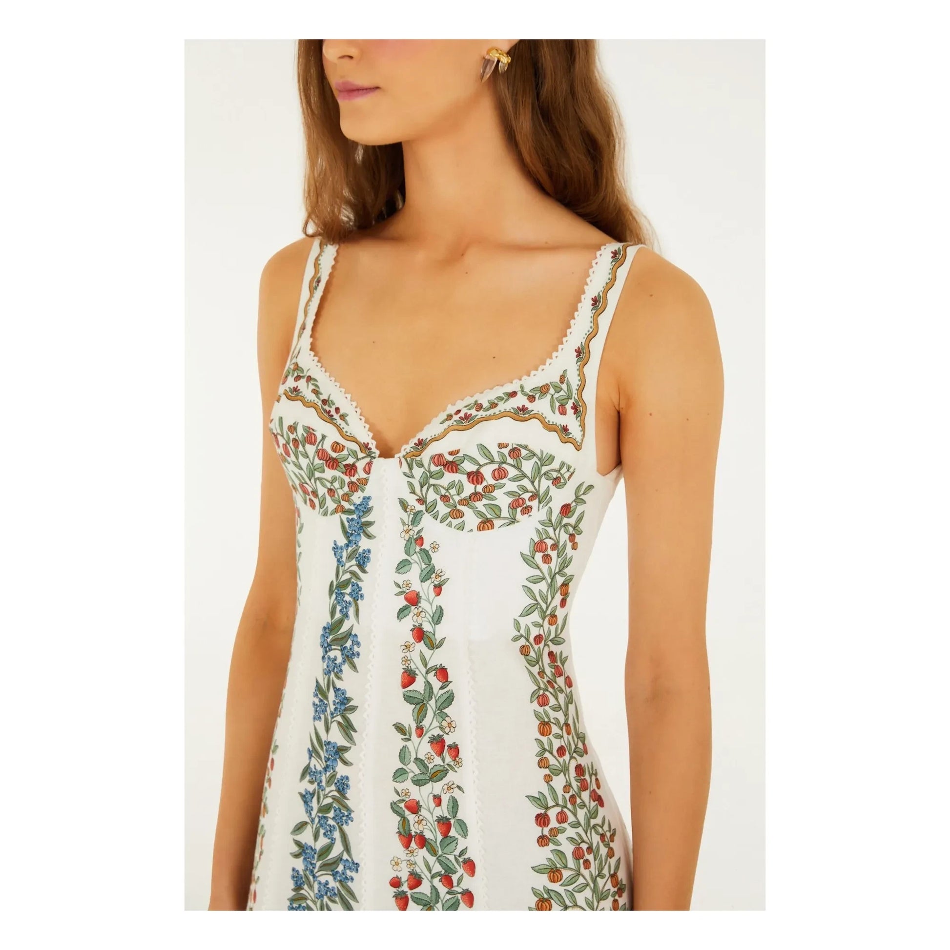 Farm Rio - Fruit Beauty dress | White