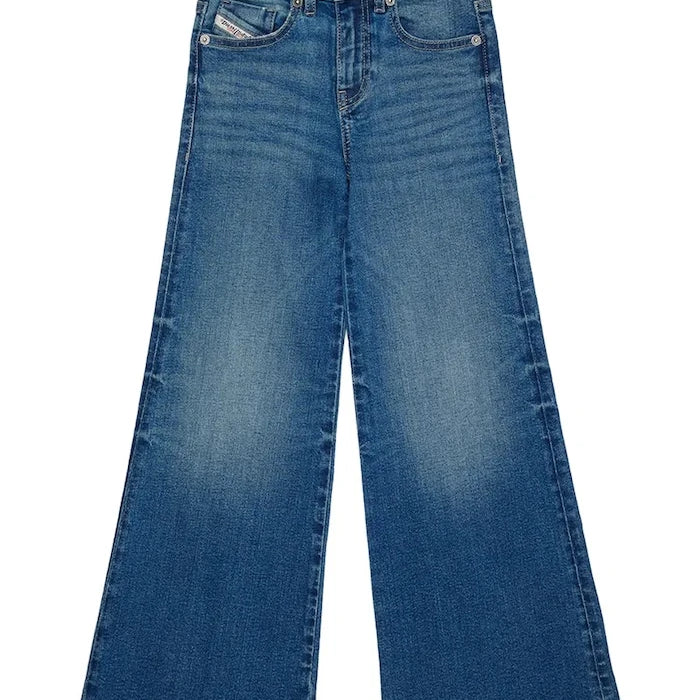 Diesel çocuklar için wide leg jean 1978-J TROUSERS