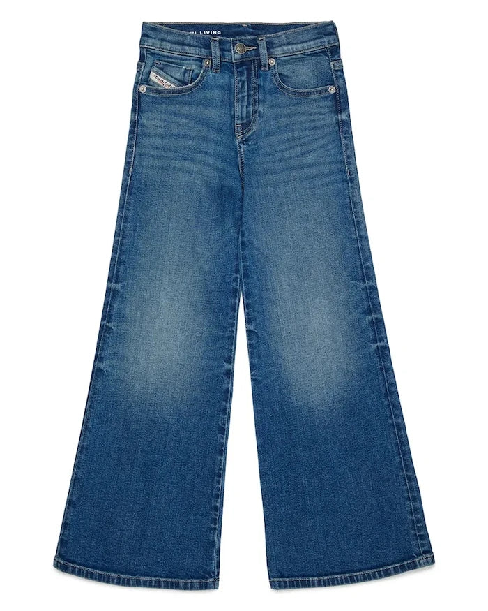 Diesel çocuklar için wide leg jean 1978-J TROUSERS