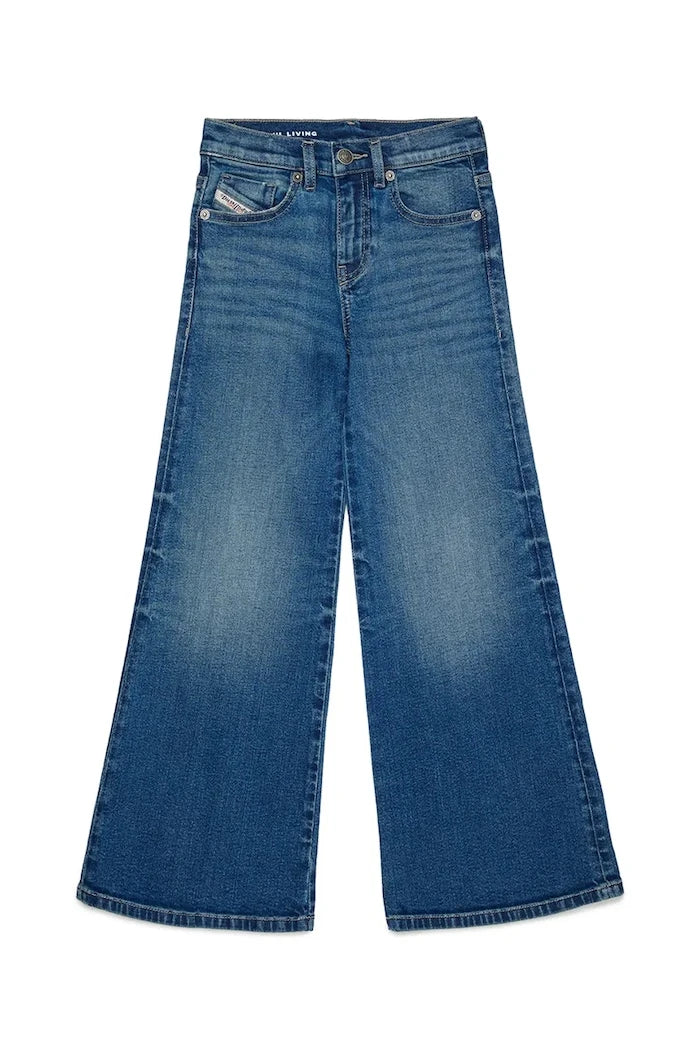 Diesel çocuklar için wide leg jean 1978-J TROUSERS