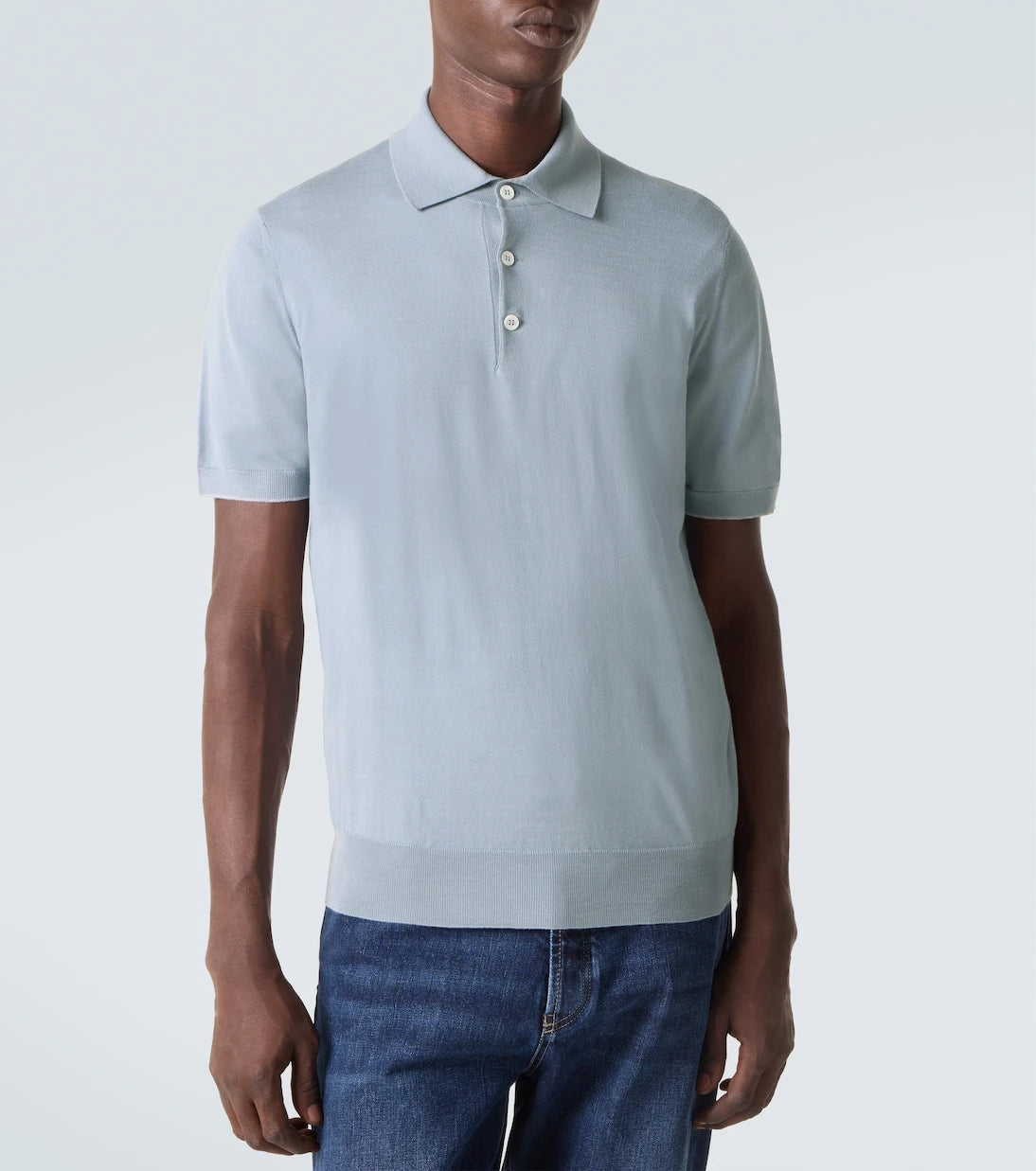 Brunello Cucinelli - Cotton piqué polo shirt
