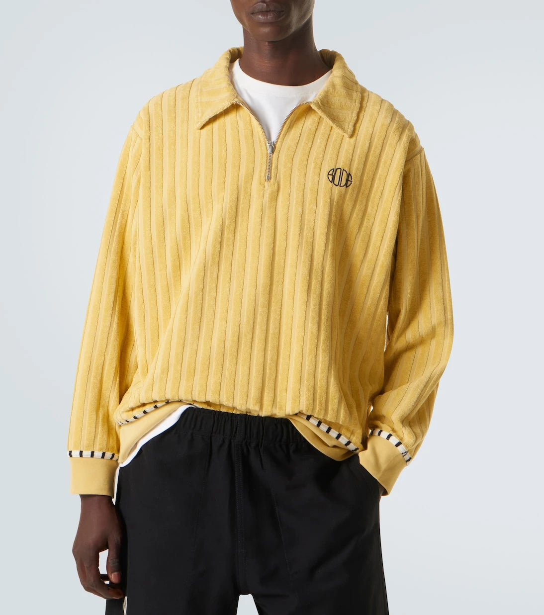 Bode - Croquet Ground cotton terry sweater