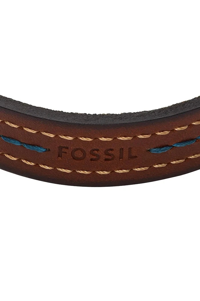 Fossil гривна мъжка от кожа Machine