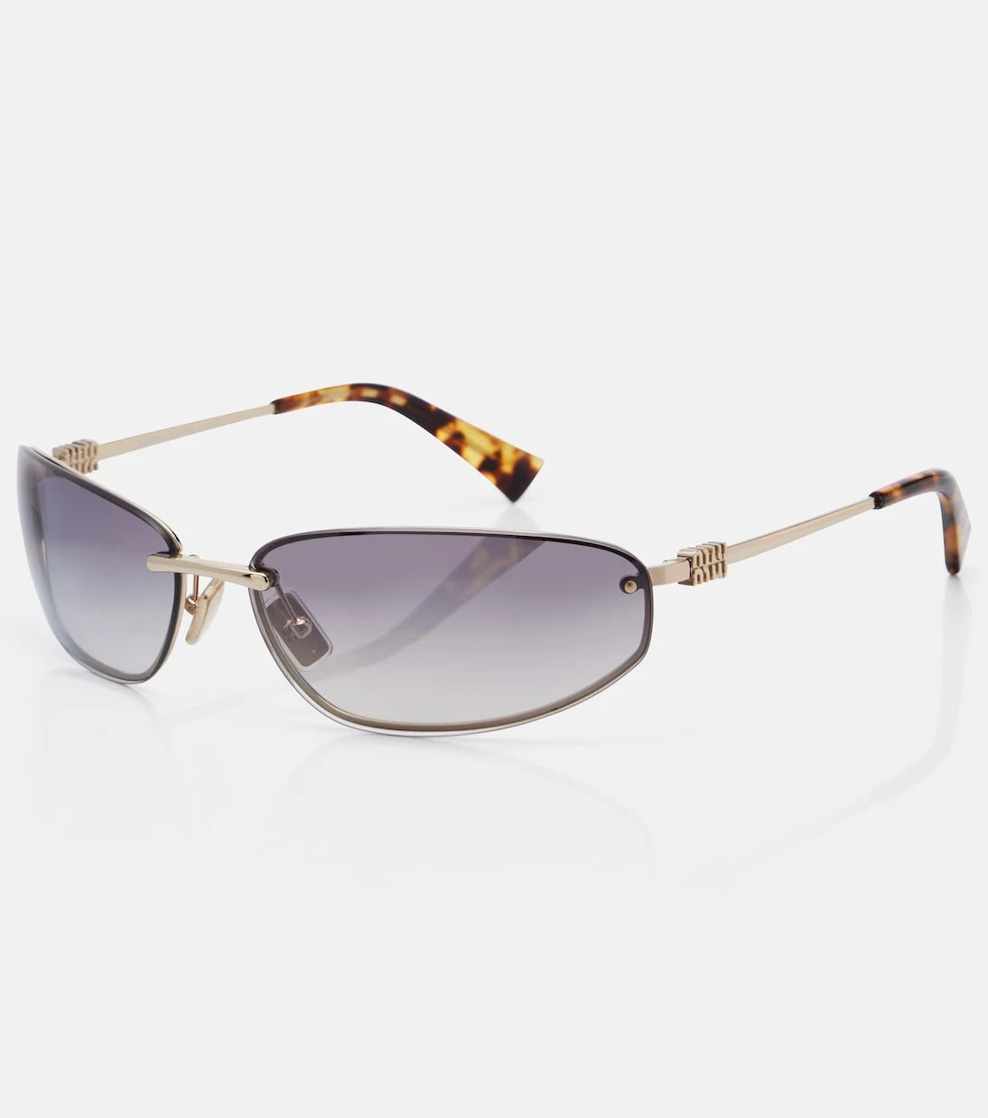 Miu Miu - Miu Nocturne oval sunglasses