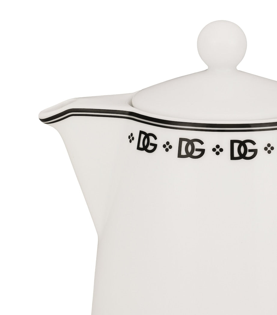 Porcelain DG Logo Teapot