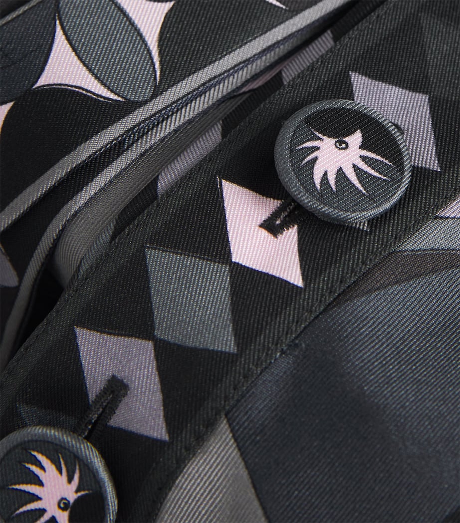 Pucci Silk High-Neck Mini Dress