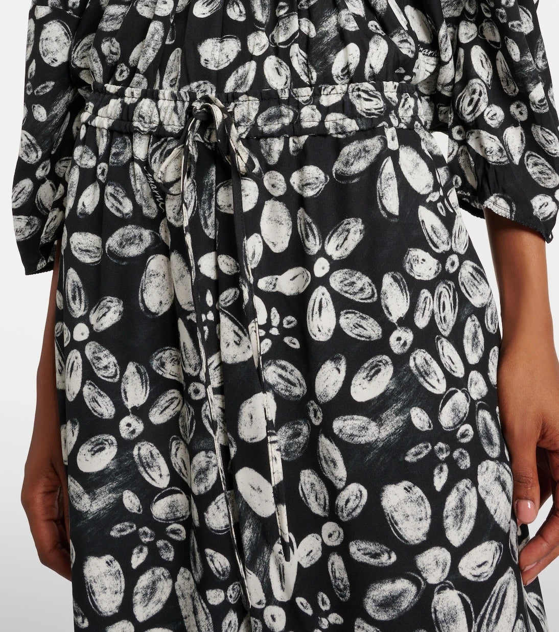 Marni - Printed wide-leg pants