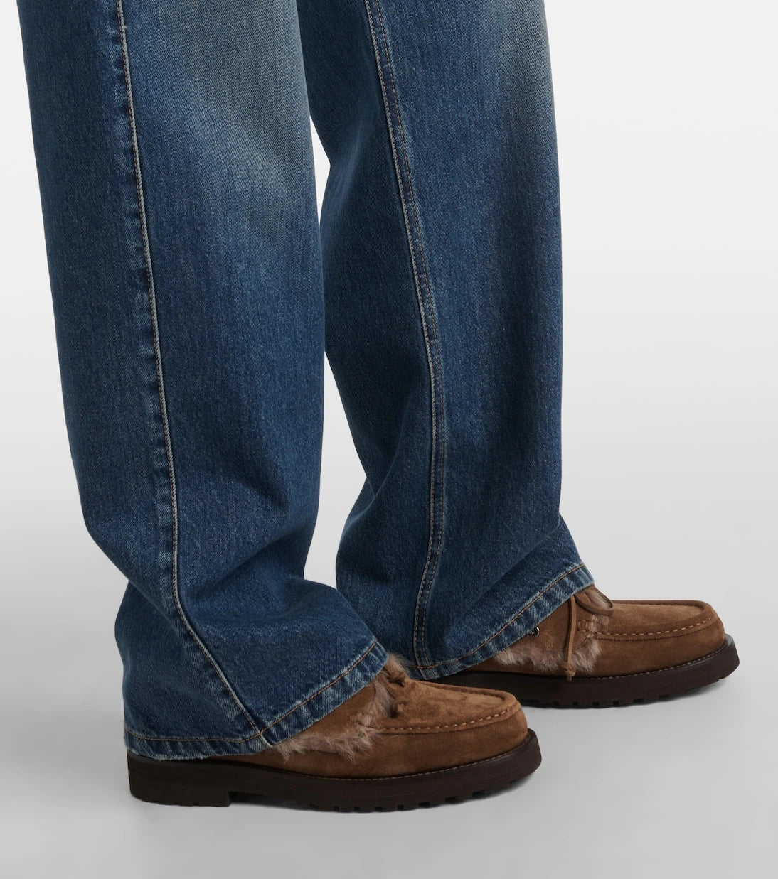Brunello Cucinelli - Monili high-rise wide-leg jeans