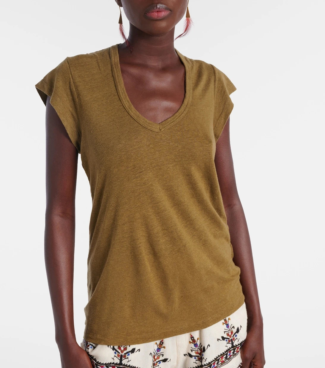 Marant Etoile - تي شيرت كتان