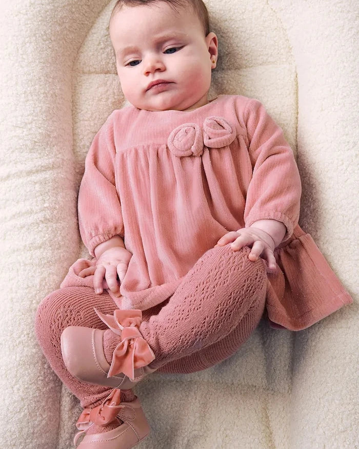 Mayoral Newborn Denim Elbise
