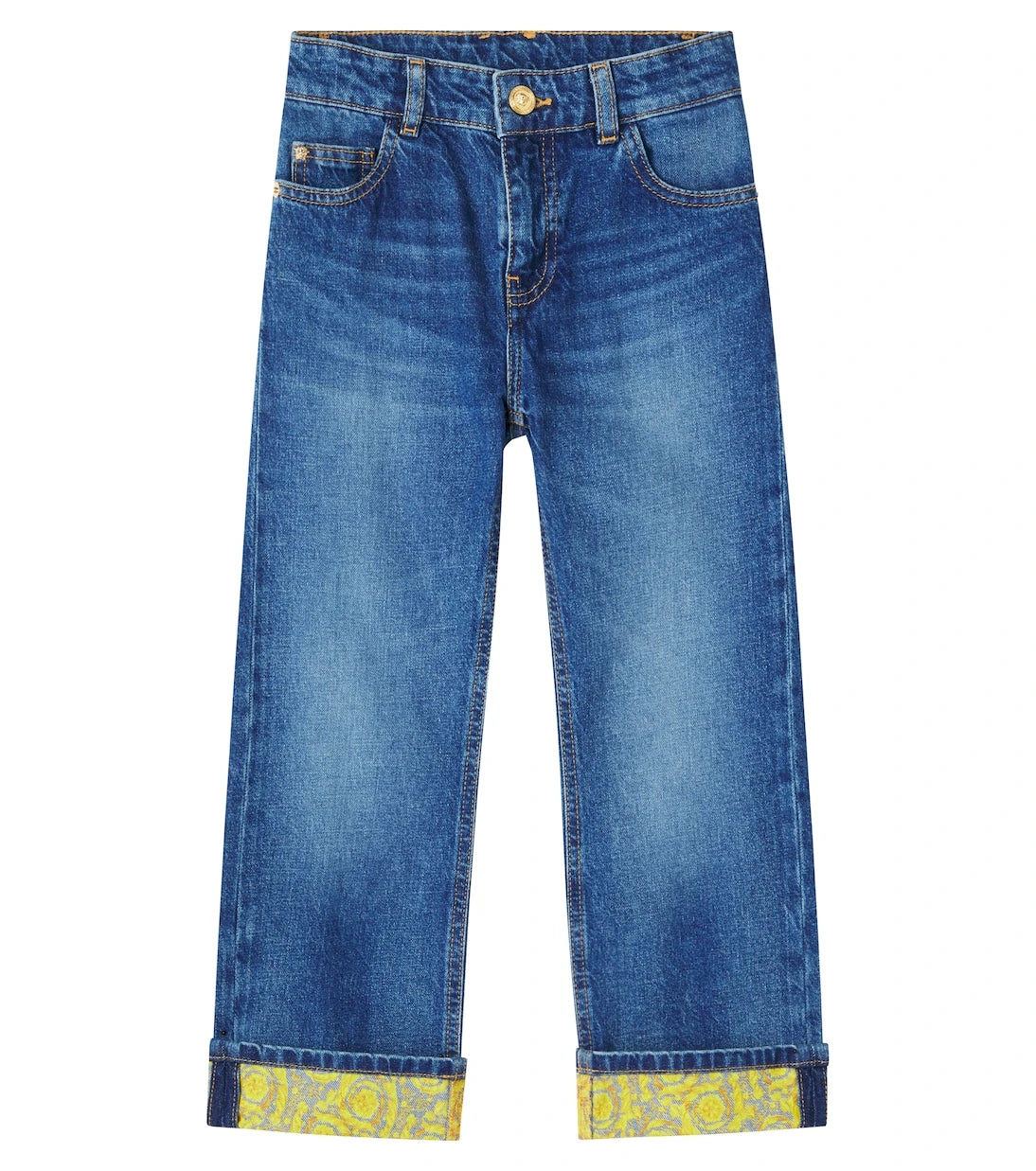 Versace Kids - Barocco straight jeans