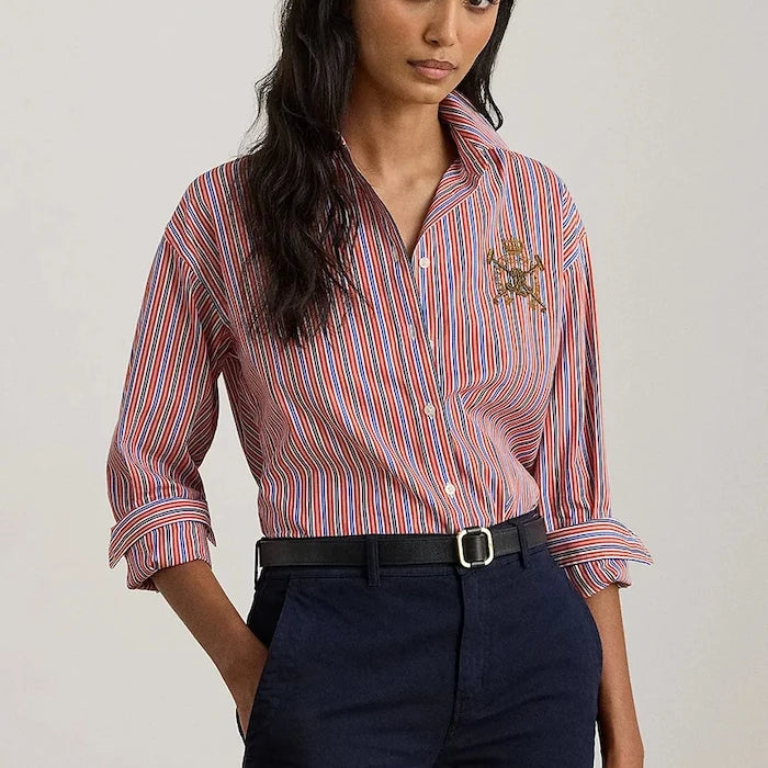 Памучна риза Lauren Ralph Lauren