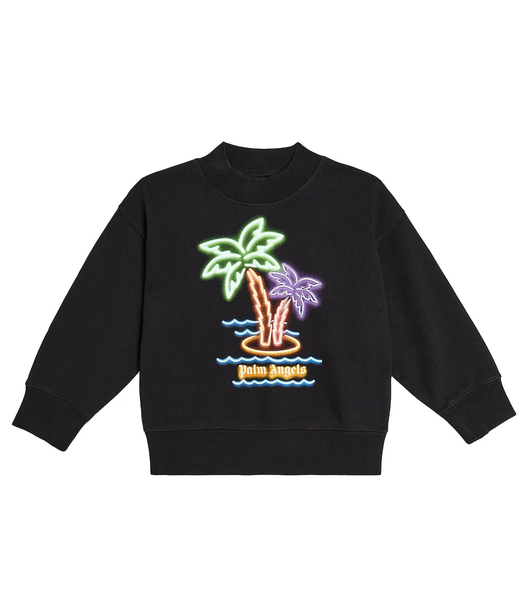 Palm Angels Kids - Printed cotton jersey sweatshirt