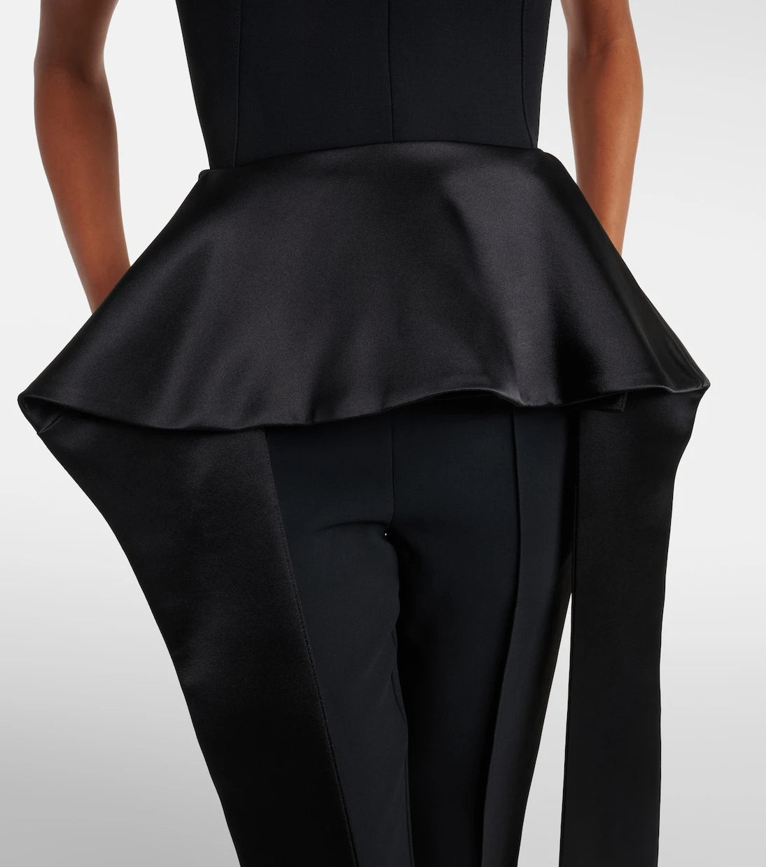 Maticevski - Frame peplum satin top