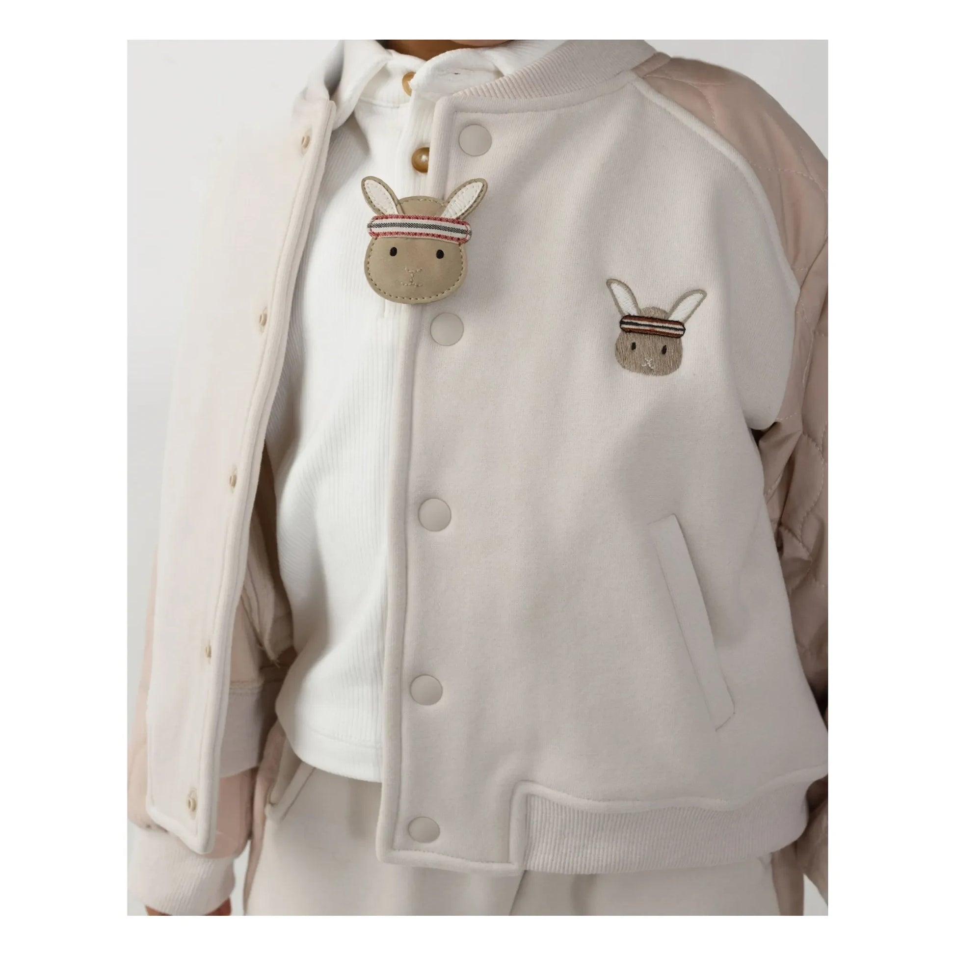 Donsje - Stanzen Brooch Rabbit | Taupe brown
