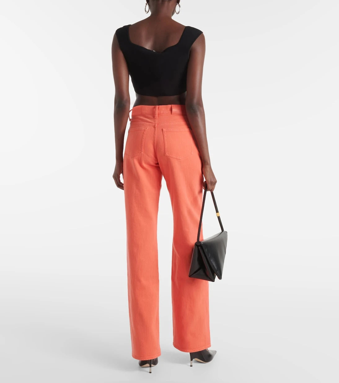 7 For All Mankind - Tess high-rise straight jeans
