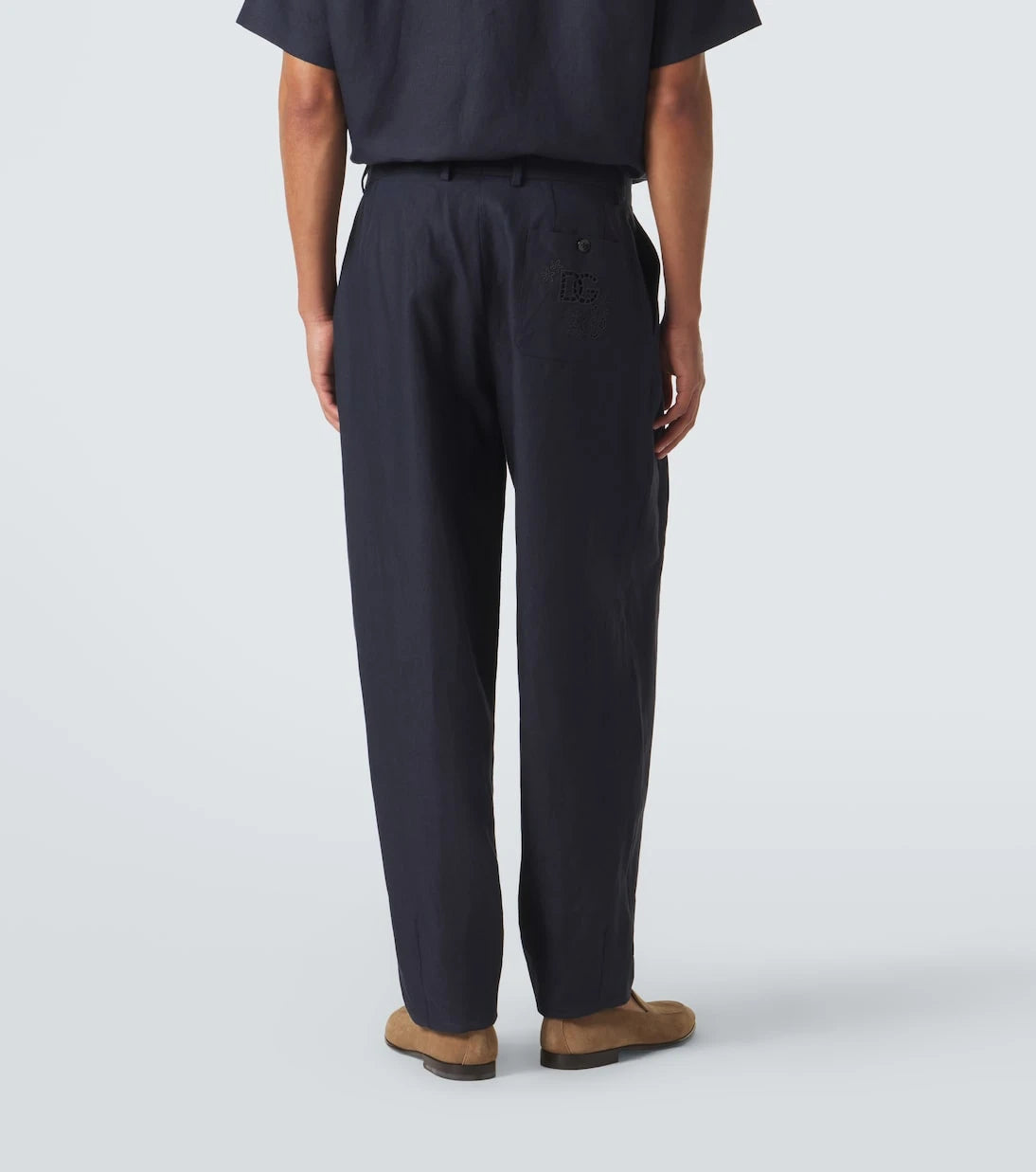 Dolce&Gabbana - Linen tapered pants