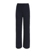 Soft Goat Navy Cashmere Cable-Knit Sweatpants