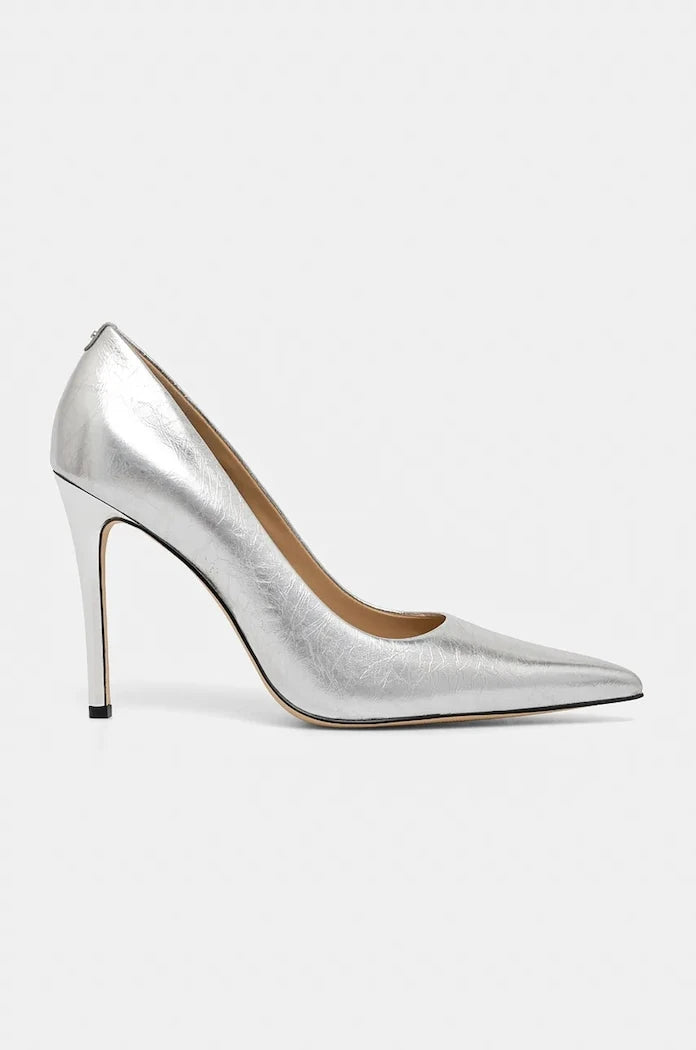 Кожени обувки с тънък ток MICHAEL Michael Kors Elyse High Pump
