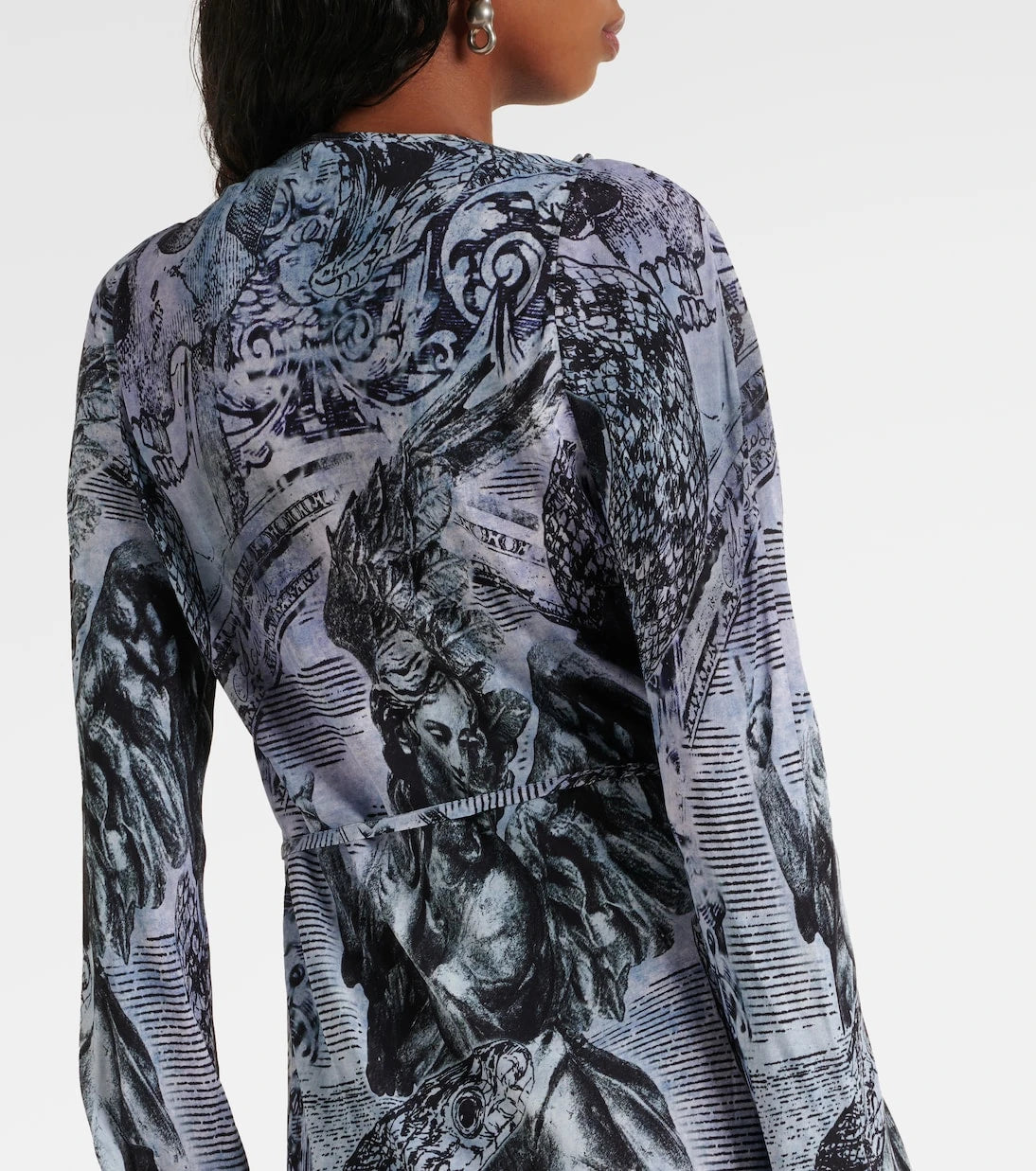 Acne Studios - Printed wrap dress