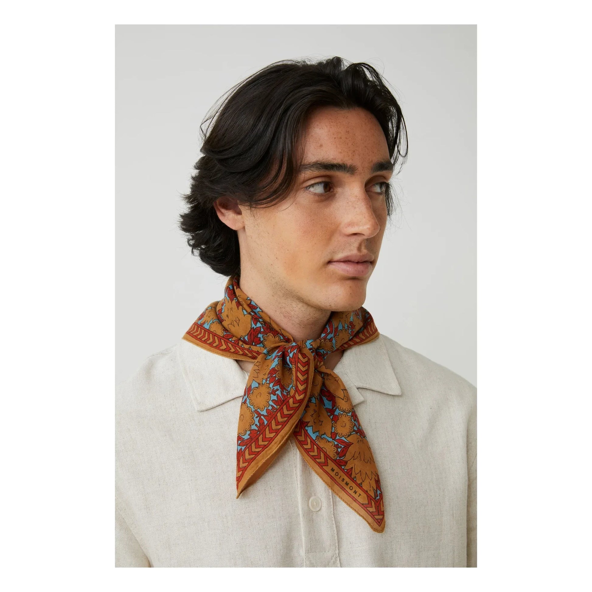Moismont - Ajmer scarf N°791 Cotton | Camel