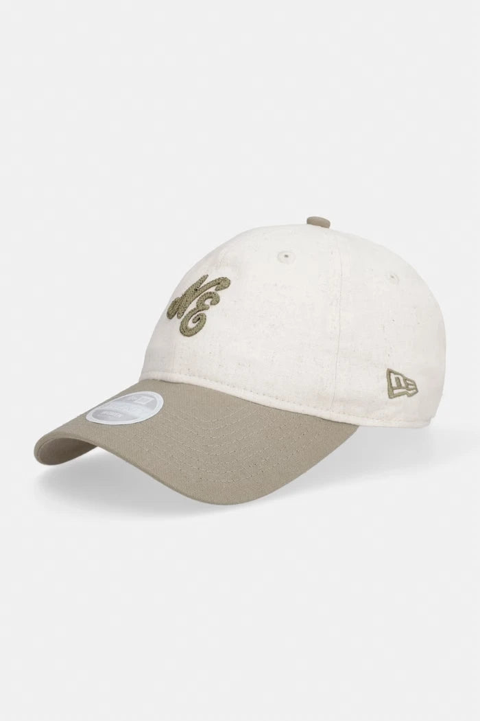 New Era keten beyzbol şapkası NE LINEN 920