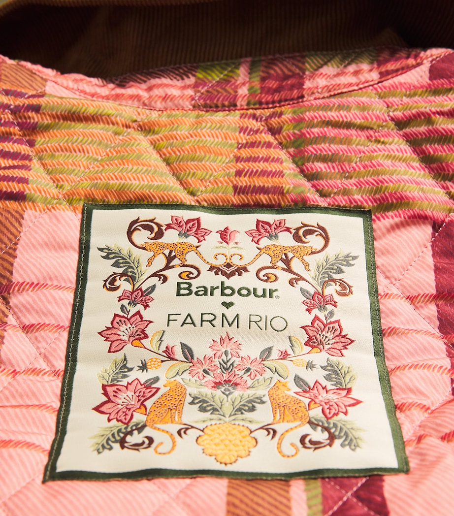 Barbour x FARM Rio Ana-Clara Quilted Jacket