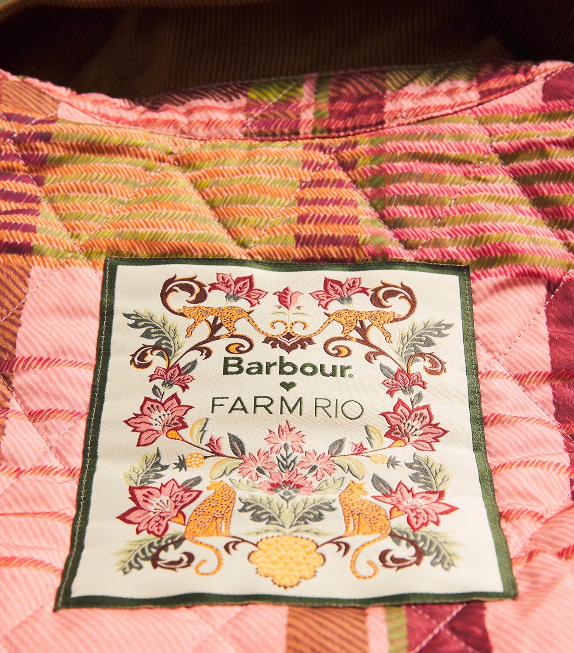 Barbour x FARM Rio Ana-Clara Quilted Jacket