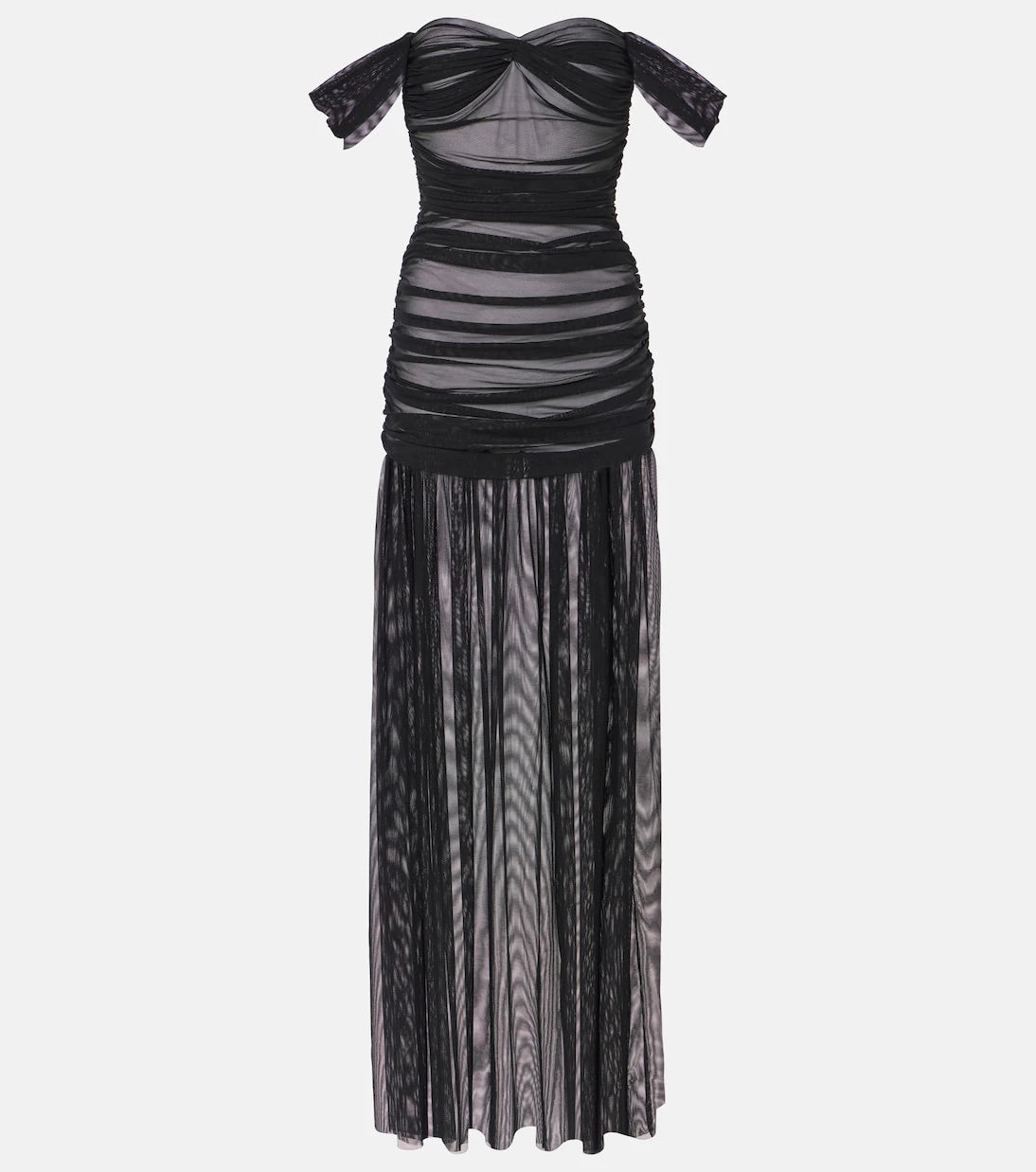 Norma Kamali - Walter Pickleball off-shoulder gown