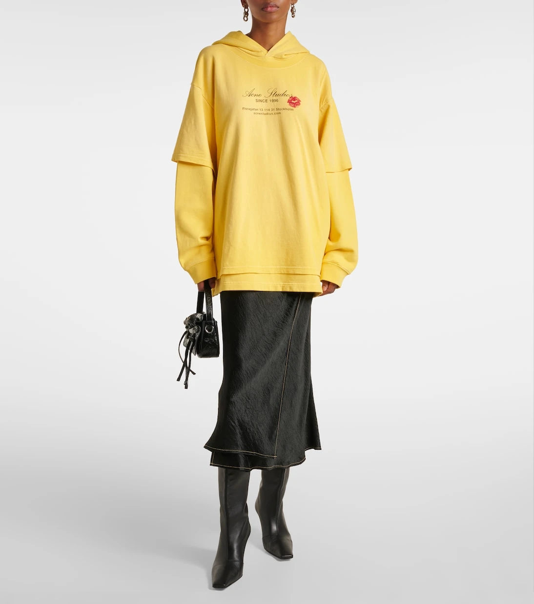 Acne Studios - Printed cotton jersey hoodie