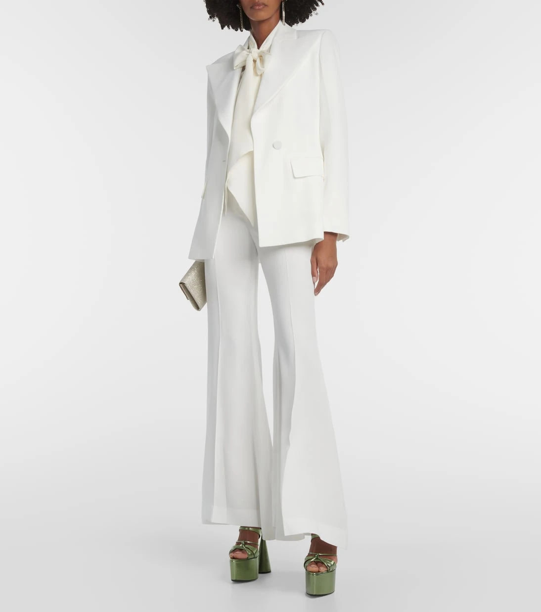 Nina Ricci - High-rise cady flared pants