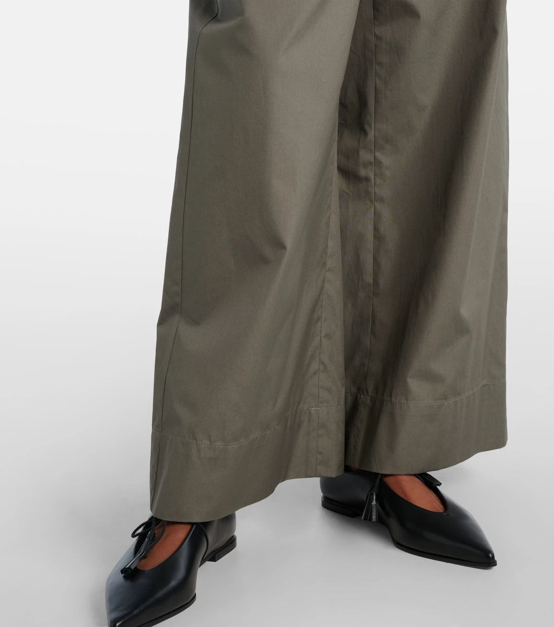 'S Max Mara - Auero cotton wide-leg pants