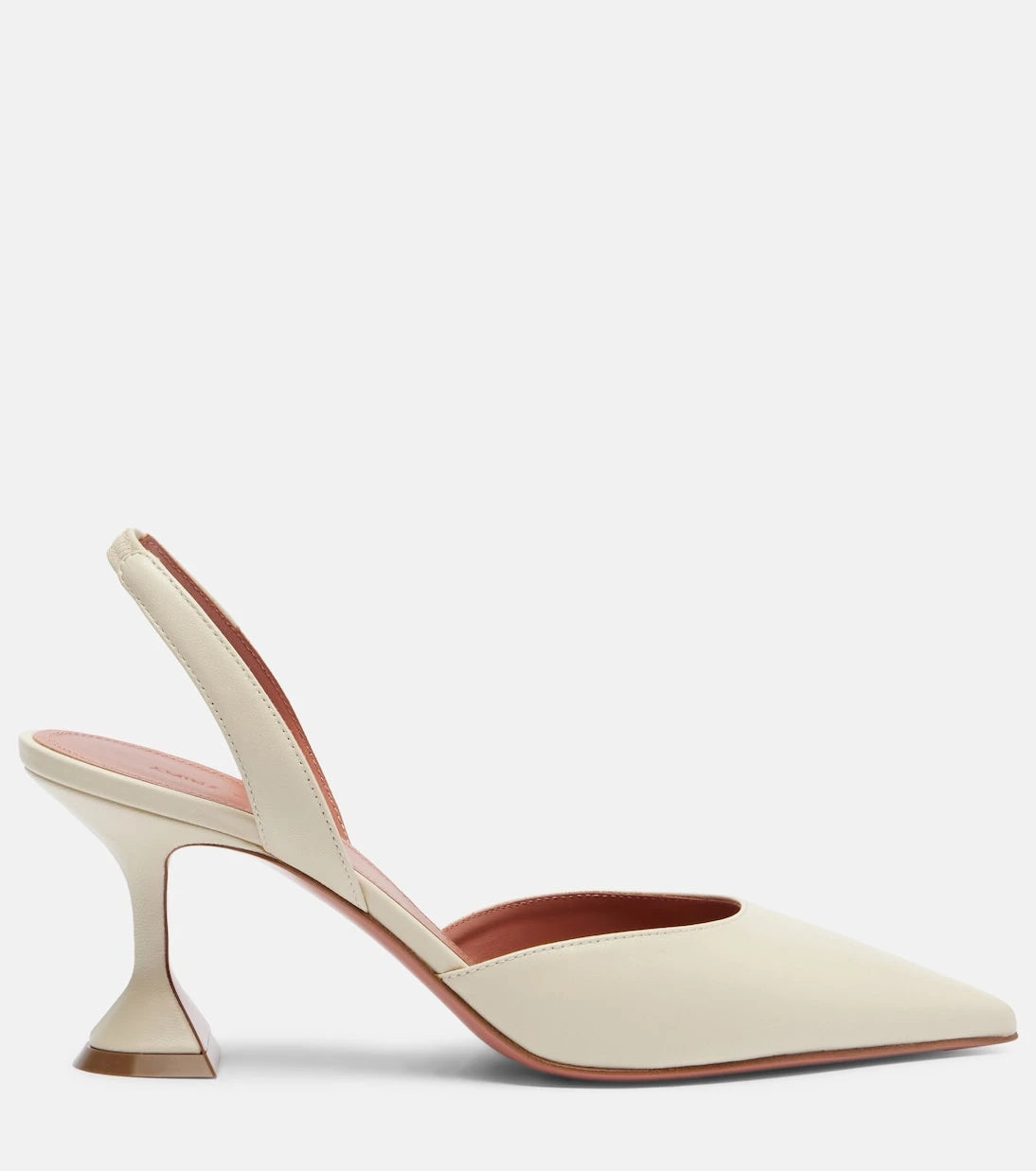 Amina Muaddi - Holli 70 leather slingback pumps