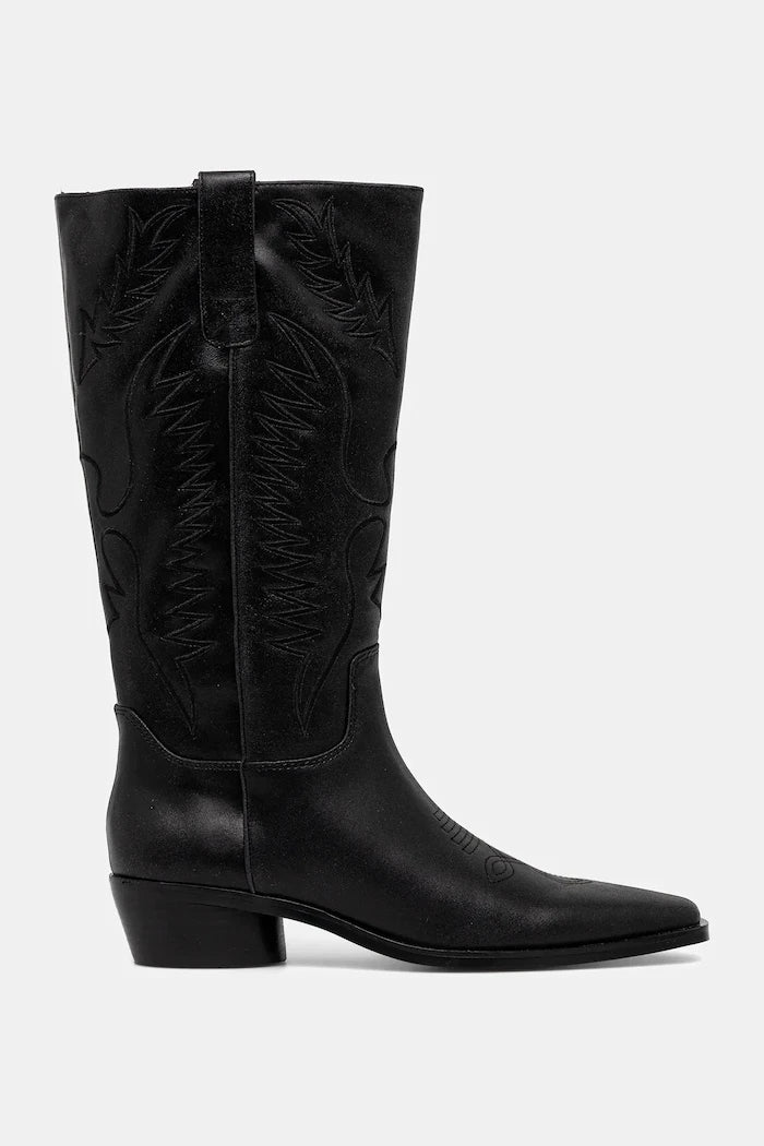 Steve Madden Trevi Deri Kovboy Çizmeleri