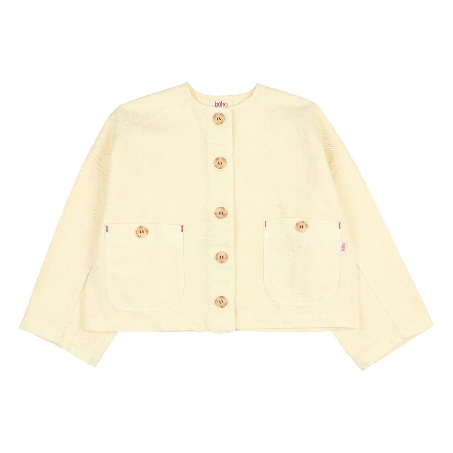 Búho - Denim Lyocell jacket | Pale yellow