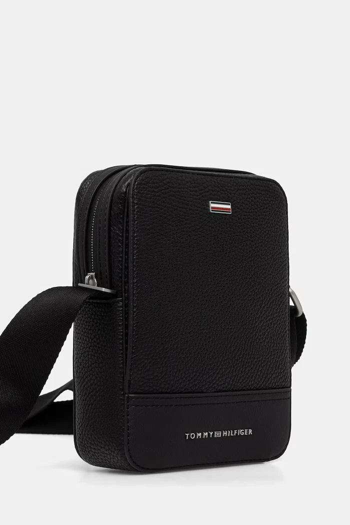 Tommy Hilfiger erkek suni deri omuz çantası
