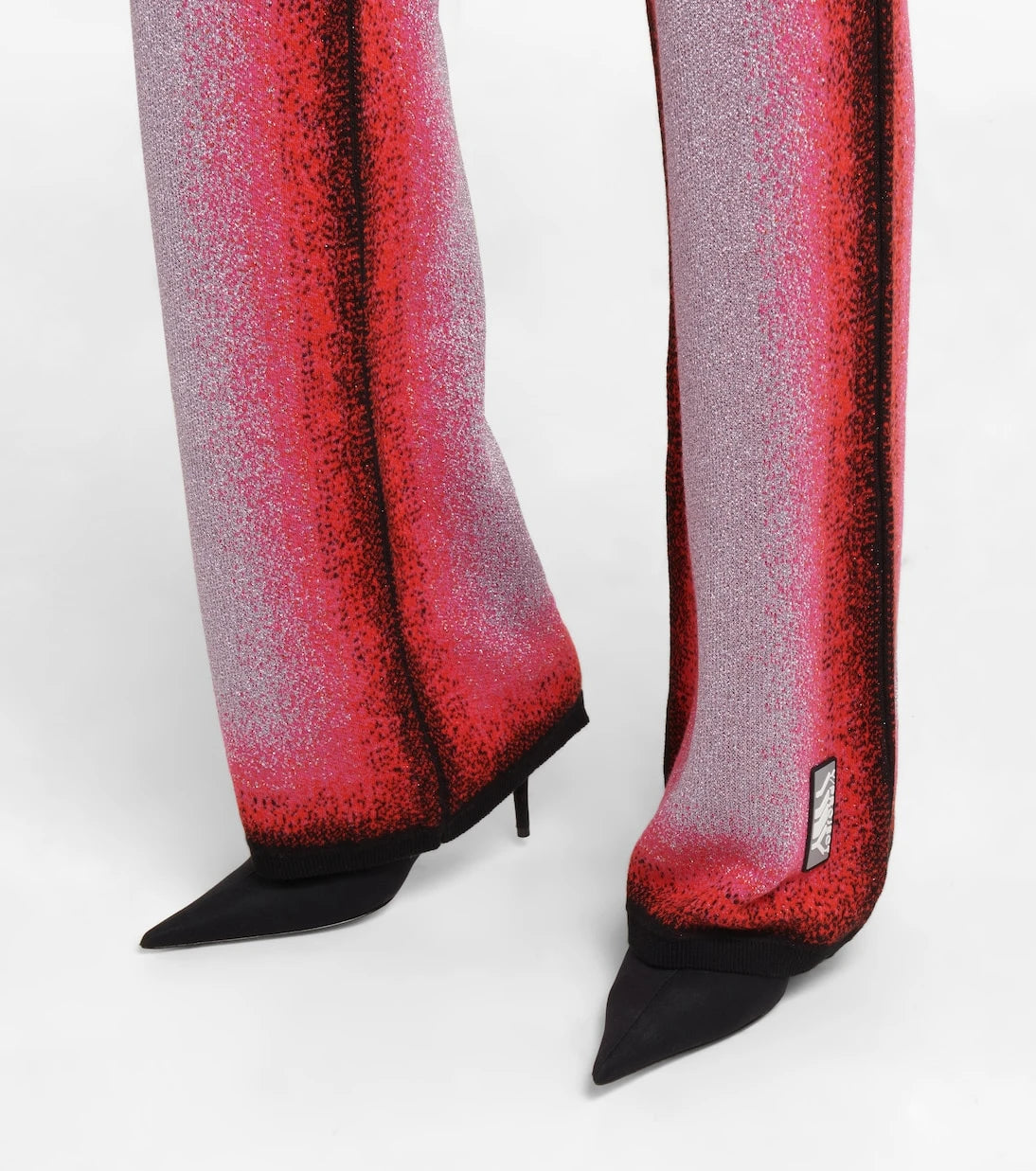 Y/Project - Gradient knit wide-leg pants