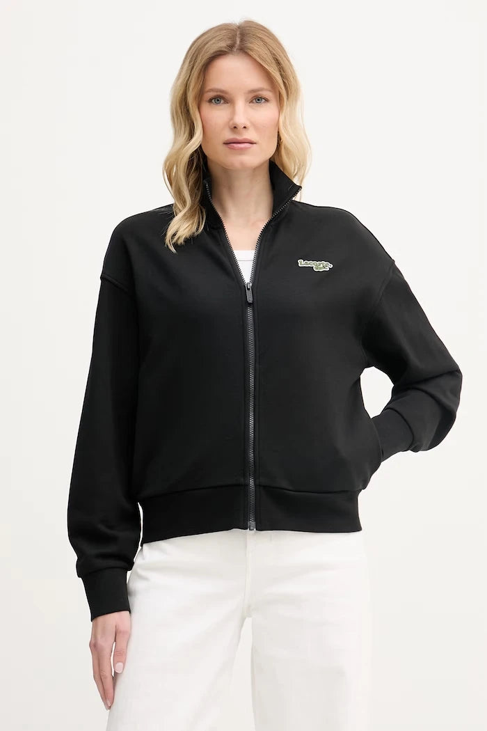 Lacoste суичър с цип дамски с памук