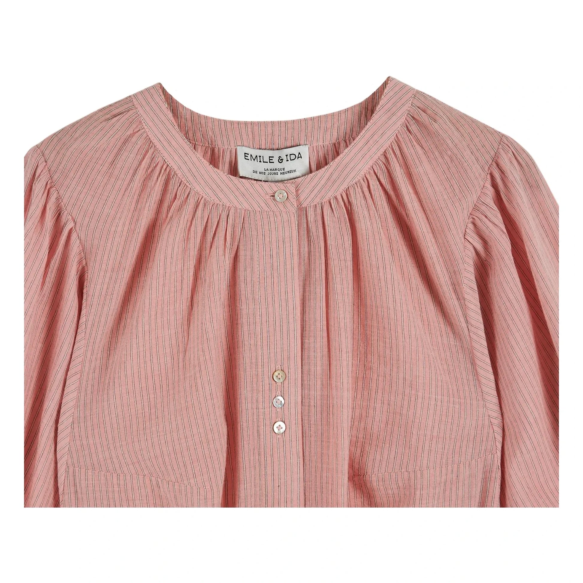 Emile et Ida - Kadhi Cotton Dress | Pink