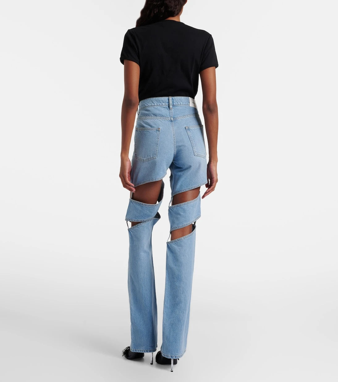 Coperni - Spiral straight jeans
