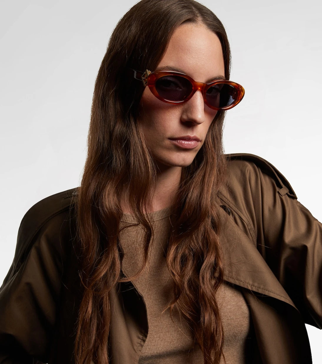 Fendi - FF Diamonds oval sunglasses