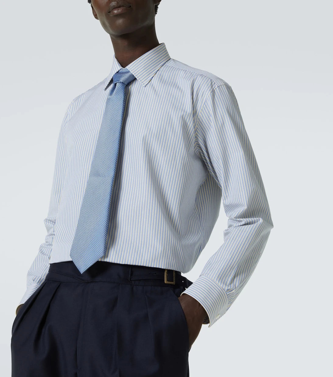 Charvet - Striped cotton shirt