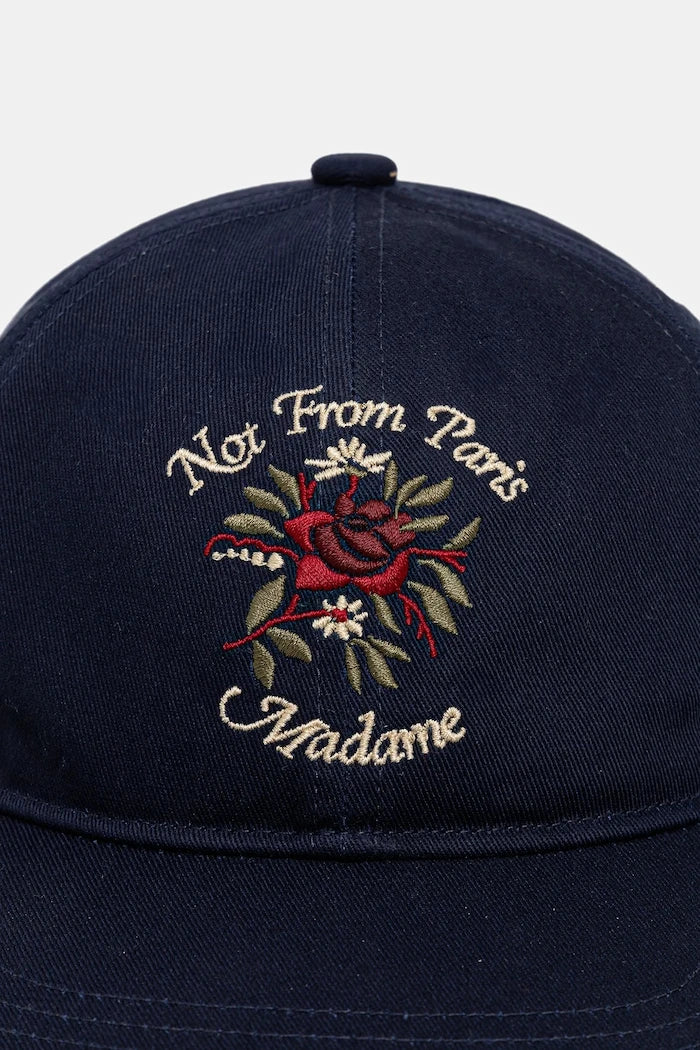 Drôle de Monsieur Casquette Slogan Rose Pamuklu Vizörlü Şapka