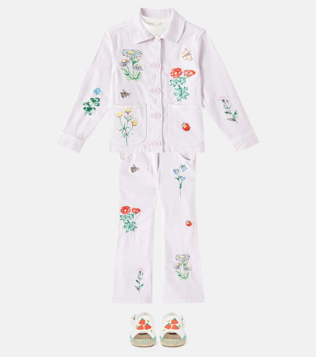 Stella McCartney Kids - Patch-appliqué jeans