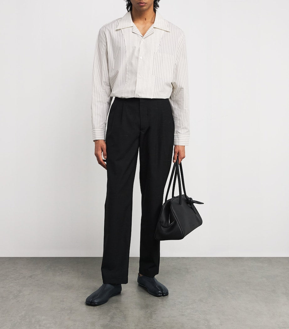 Nappa Leather Tabi Babouche Mules