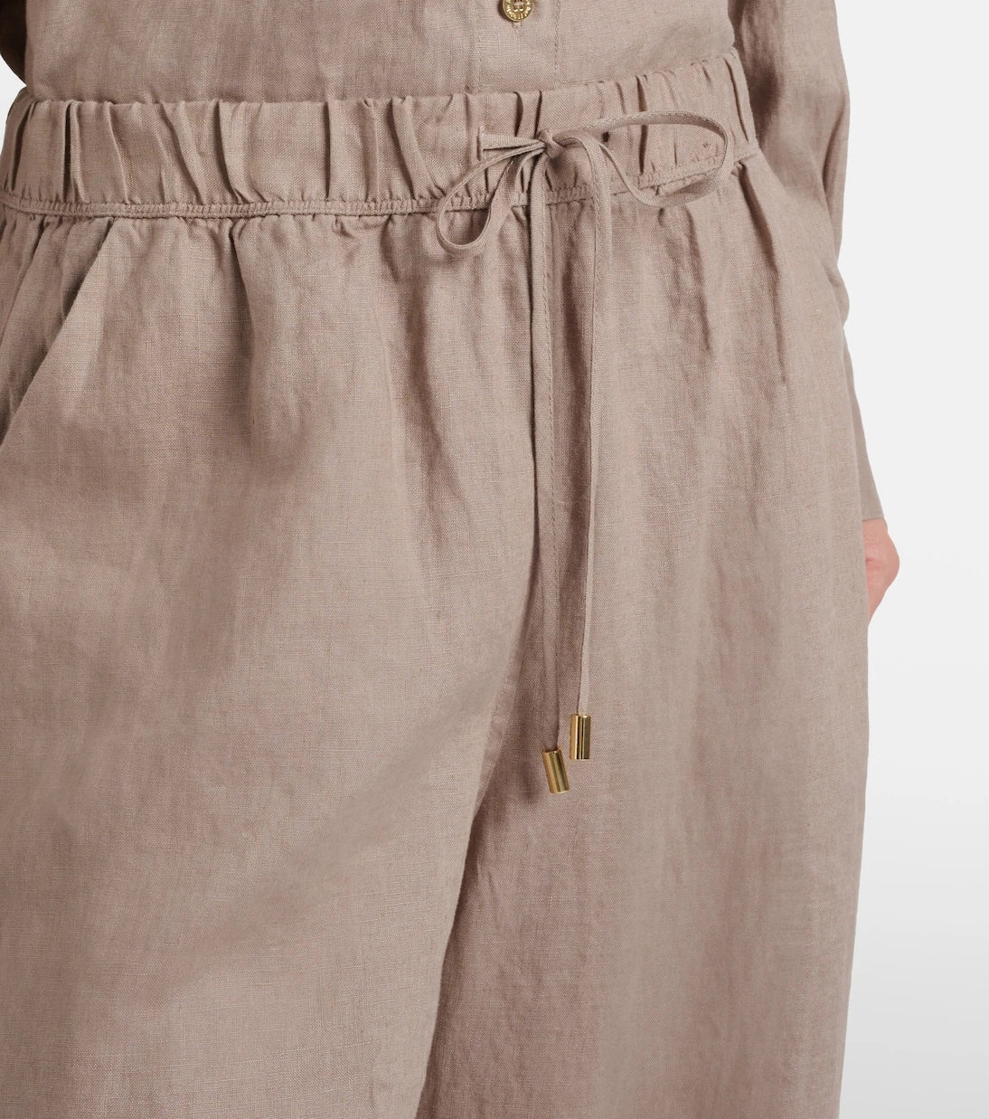 Heidi Klein - Zakynthos linen wide-leg pants