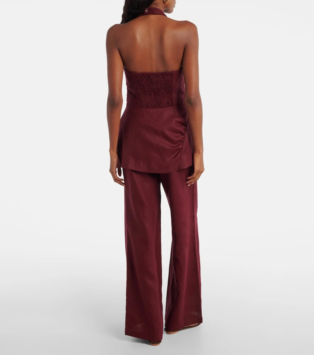 Faithfull - Fia halterneck linen top