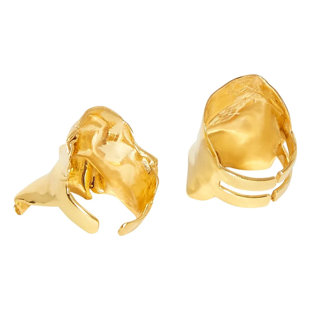 Misho - Flow Combination Rings | Gold