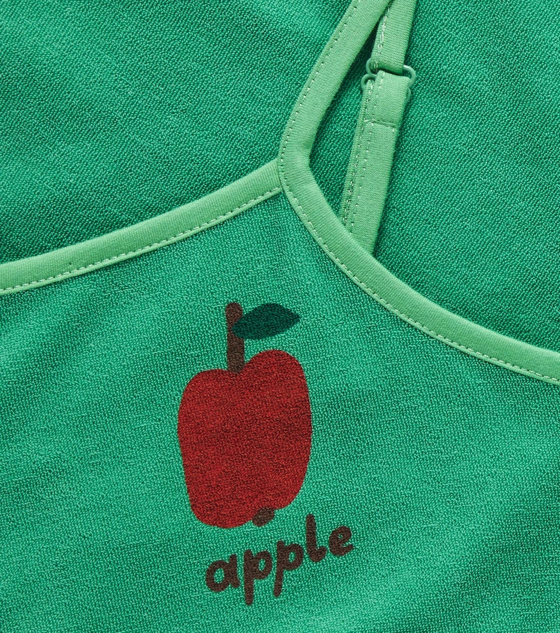 Jellymallow - Apple cotton-blend playsuit